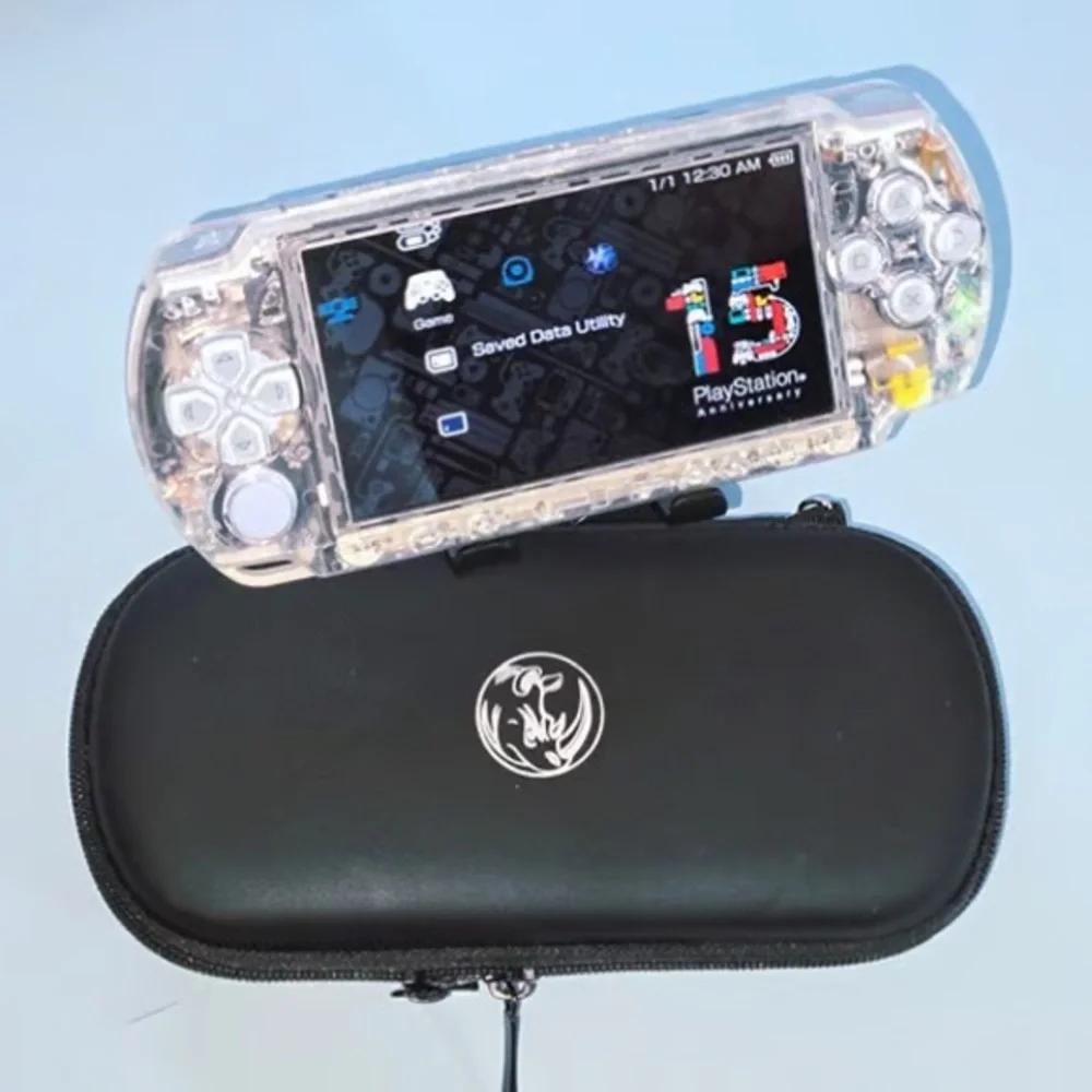 Sony Clear Handheld Console with Black Case